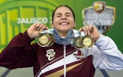 Logra ensenadense Jimena Torres cuatro oros en esgrima en Nacionales CONADE 2024