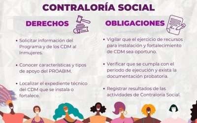 Convoca INMUJER BC a conformar Comités de Contraloría Social de Centros de Desarrollo para Mujeres