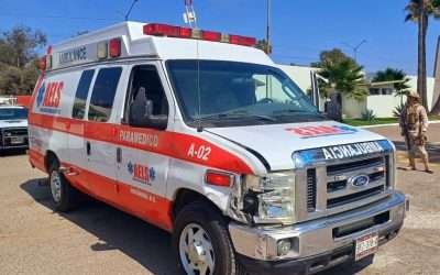 Capturaron municipales a ladrón de ambulancia en Ensenada