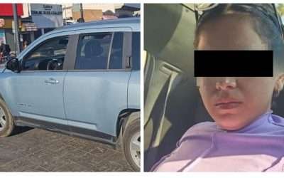 Aseguran agentes municipales a mujer con auto robado en Tijuana