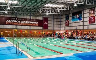 Inauguran Ayuntamiento y ECA rehabilitación de alberca Semiolímpica de Unidad Deportiva Francisco Villa