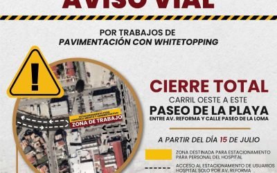 Anuncia alcalde segunda etapa de pavimentación en Paseo de la Playa