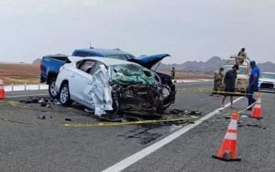 Fatal accidente carretero deja a familia de Mexicali sin vida