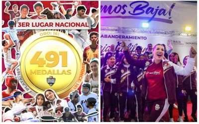 Destaca Marina del Pilar logros históricos de deportistas de BC en nacionales CONADE 2024