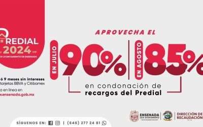 Por concluir descuentos del 90% en la condonación de recargos del impuesto predial