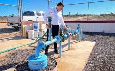 Realiza CESPE acciones para aumentar abasto de agua en San Quintín