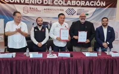Firman SADER y Consejo Empresarial de Mexicali convenio para fortalecer el campo