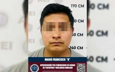 Captura FGE a sujeto por intento de feminicidio y violencia familiar