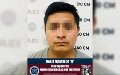 Logra FGE prisión para sujeto por tentativa de feminicidio en San Quintín