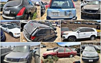 Tras operativo en yonkes y corralones, localiza FGE 9 autos con reporte de robo