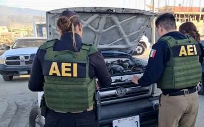 Localiza FGE autos robados tras carteo en yonke de Maneadero