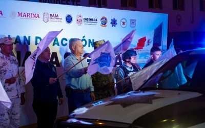 Encabeza alcalde banderazo del plan de acción «Ensenada Segura»