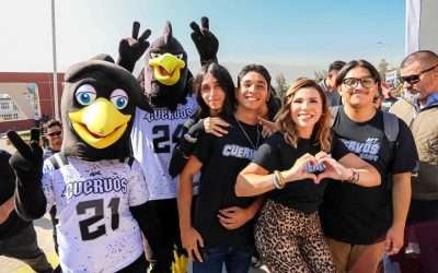 Refrenda Marina del Pilar impulso a becas educativas en bienvenida a estudiantes de la UTT