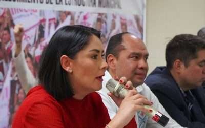 Respaldan diputados y simpatizantes a Luisa María Alcalde como próxima presidenta de MORENA