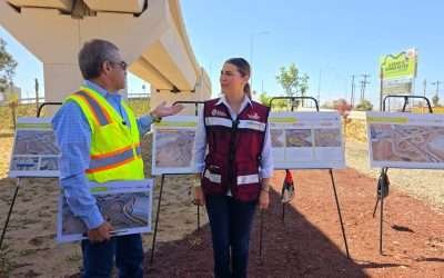 Inauguró Gobernadora Marina del Pilar, nodo vial El Sauzal