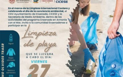 Invita Gobierno de Ensenada a limpiar Playa Stacks el 27 de septiembre