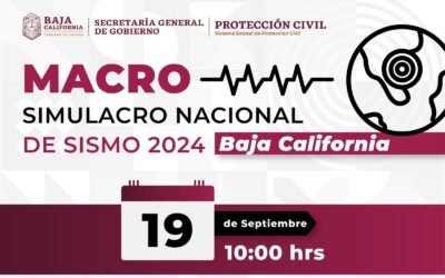 Invita Protección Civil Estatal a participar en Macrosimulacro Nacional de Sismo 2024