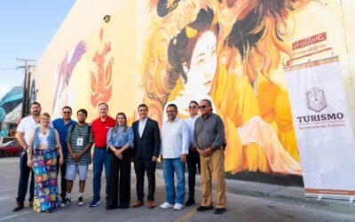 Renuevan murales de La Chinesca con programa ¨Rutas Mágicas del Color¨