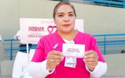 Se une Baja California al ¨Mes Rosa¨ de la lucha contra el cáncer de mama