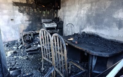 Apoyó Gobierno de Claudia Agatón a familia que perdió su hogar tras incendio