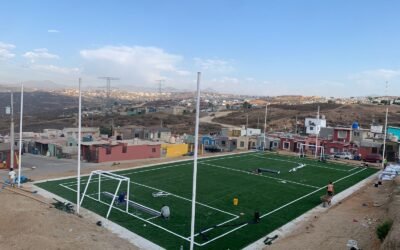 Registra avance del 95% construcción del parque en Villas de Sol II