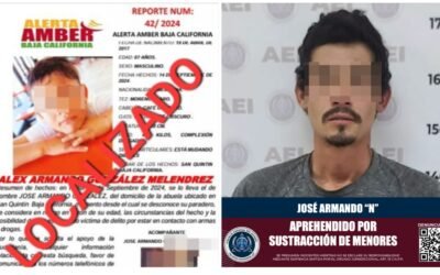 Localiza FGE a menor sustraído en San Quintín: Hay un detenido