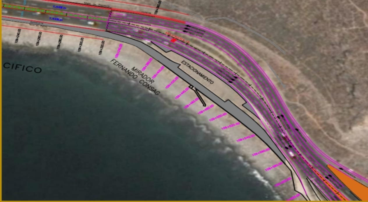 carril acceso al puerto 