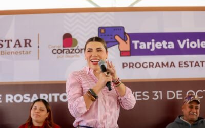 Beneficia ¨Tarjeta Violeta¨ a 100 mil mujeres en Gobierno de Marina del Pilar