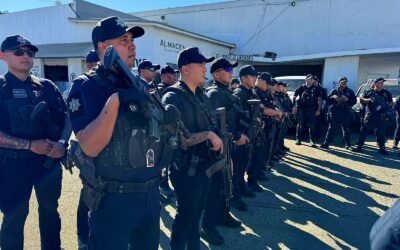 Refuerza policía municipal de Ensenada operatividad por la Baja 1000