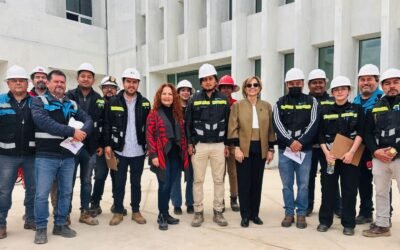 Recorren Diputada Rocío López y delegada del IMSS construcción de nueva Clínica Regional en Ensenada