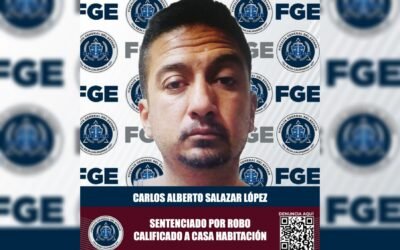 Obtiene FGE sentencia de 11 años contra ladrón de casa habitación