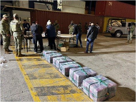 decomiso cocaína puerto Ensenada