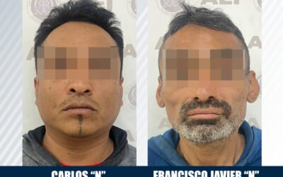 Aprehenden agentes de la FGE a dos sujetos por lesiones calificadas y daños