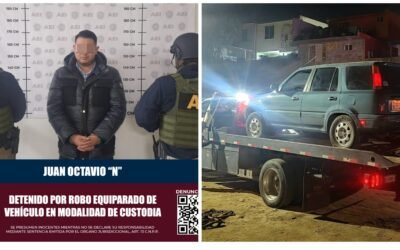 Asegura FGE vehículo y partes de auto robado; Hay un detenido tras cateo en Col. Magisterial
