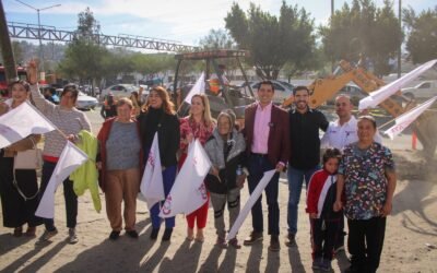 Encabezó Román Cota rehabilitación de pavimento en la Lázaro Cárdenas