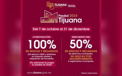 Exhorta Gobierno de Tijuana a aprovechar la condonación de multas y recargos del 2024 y anteriores