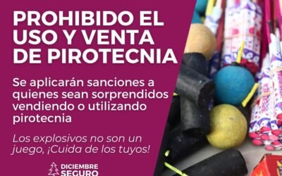 Prohibida la venta y el uso de pirotecnia en Tecate