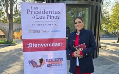 Participa alcaldesa Claudia Agatón en 1er encuentro ¨Las Presidentas a Los Pinos¨