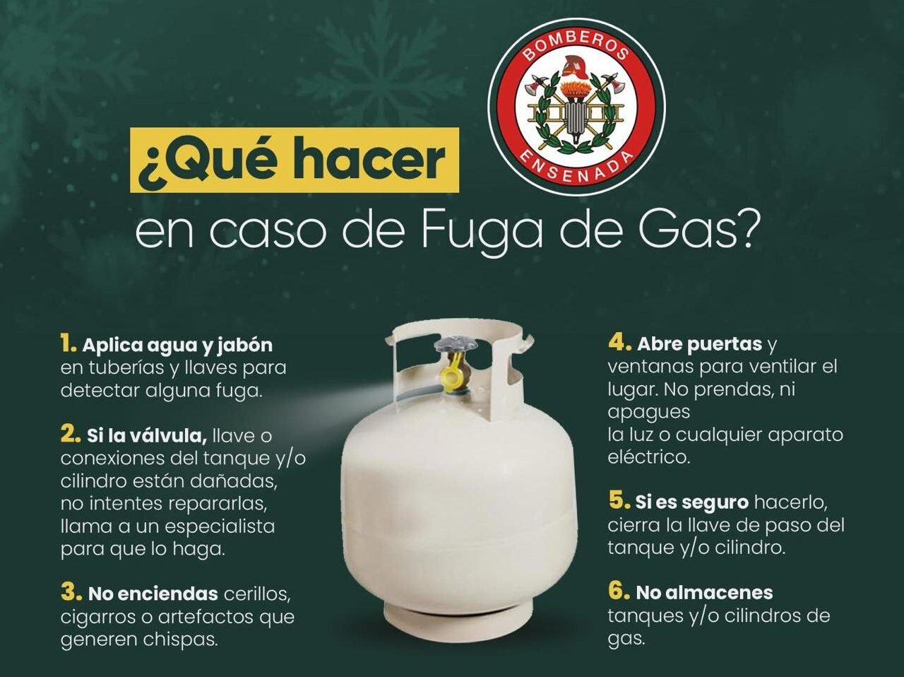 recomendaciones fugas gas