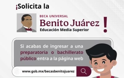 Abren registro para beca Benito Juárez