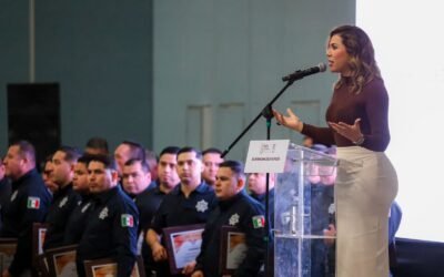 Reconoce Gobernadora Marina del Pilar a policías de Baja California