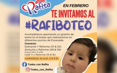 Todo listo para el 1er boteo en Ensenada en apoyo a Rafita