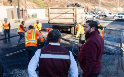 Mantiene Ayuntamiento de Tijuana rehabilitación de vialidades