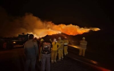 Emite alcaldesa estado de Prealerta por incendio en Valle de la Trinidad