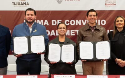 Firman alcaldes de Tijuana, Tecate y Rosarito convenio de coordinación metropolitana en materia de seguridad