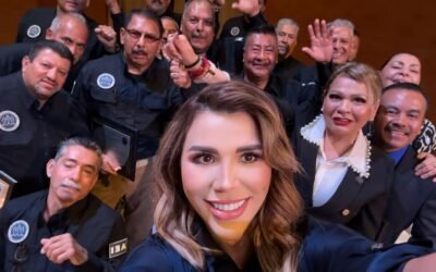 Reconoce Gobernadora Marina del Pilar a agentes jubilados y gradruados de la FGE