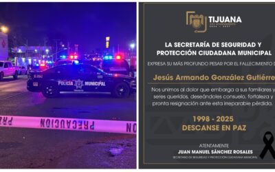 Lamenta SSPCM fallecimiento de agente Jesús Armando González