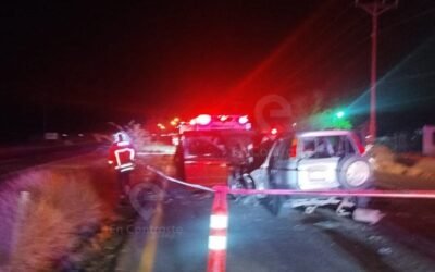 Mueren 5 personas tras accidente en Carretera Mexicali-San Felipe