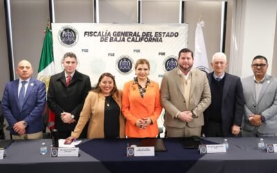 Refuerzan Ayuntamiento de Tijuana y FGE coordinación en pro de la seguridad
