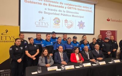 Firman acuerdo CETYS y Gobierno de Ensenada para capacitar a policías